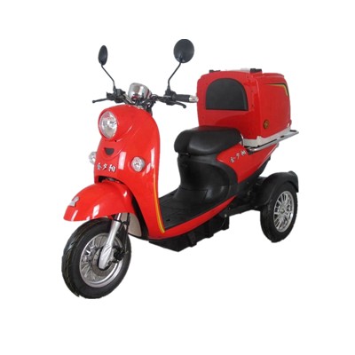 2020 EEC three wheel motorcycle 3 wheel trike hot sale delivery scooter with delivery box